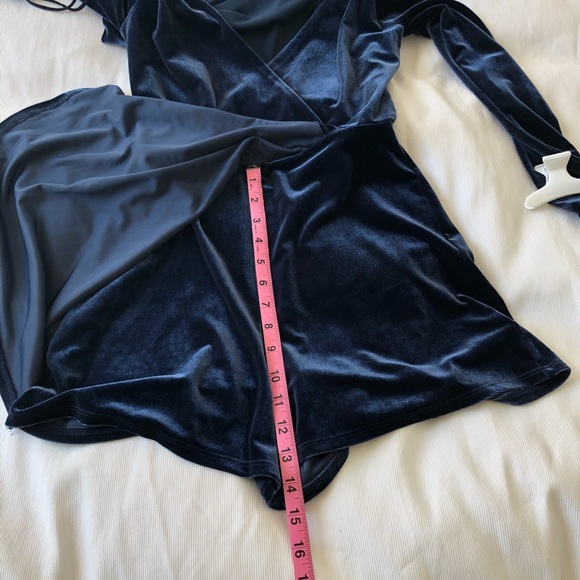 Navy Blue short romper - Picture 5 of 7